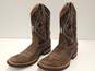 Derramadero Men Boots Brown Leather Size 7.5 image number 1