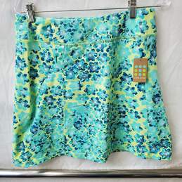 Women's Title Nine Blue and Green Skirt Size M