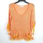 Elisabeth Delaunay Women Orange Knitted Top M image number 1