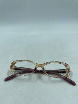 Ralph Ralph Lauren Marbled Brown Rectangle Eyeglasses