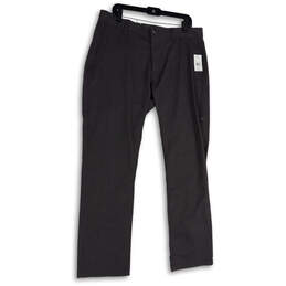 NWT Mens Gray Frickin Modern Pockets Straight Leg Chino Pants Size 36