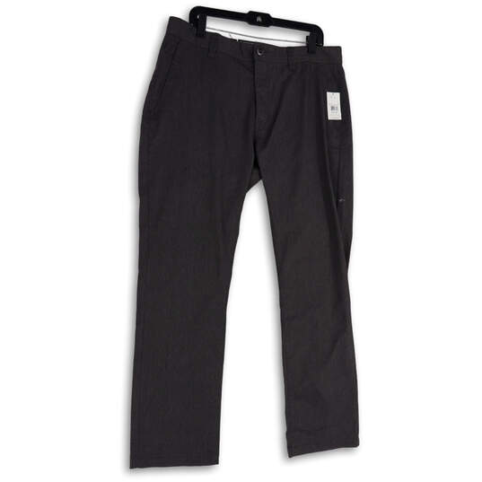 NWT Mens Gray Frickin Modern Pockets Straight Leg Chino Pants Size 36 image number 1