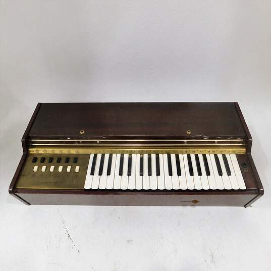 VNTG Delmonico Brand Electronic Chord Organ w/ Power Cable (Parts and Repair) image number 1