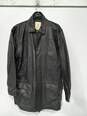 Men’s Original Leather Designs Leather Trench Coat Sz XL image number 1