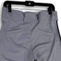 NWT Mens Gray Striped Straight Leg Baseball Ankle Pants Size Small image number 4