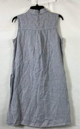 Tahari Blue Casual Dress - Size SM alternative image