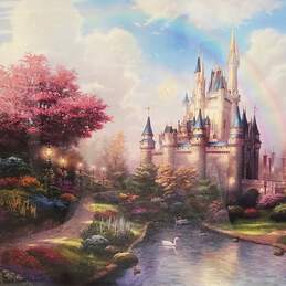 Thomas Kinkade  Limited Edition Cinderella Castle Framed Print alternative image