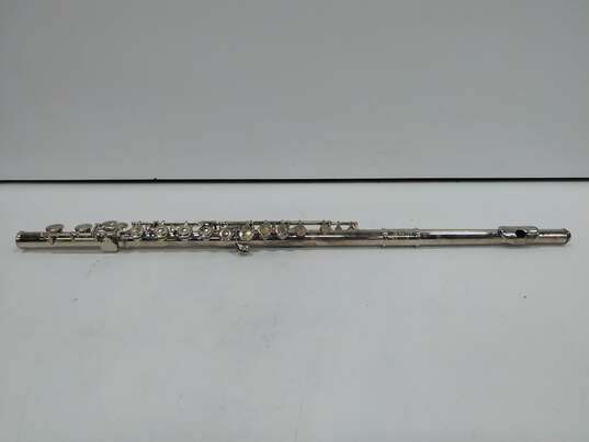Bundy Nickle Plated Flute in Case image number 4