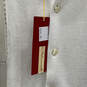 NWT Womens White Spread Collar Short Sleeve Button Front Shirt Dress Sz 4X image number 5