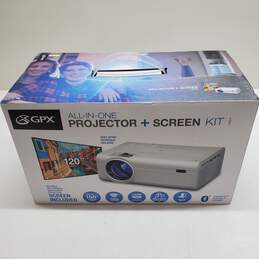 GPX All-in-one Projector + Screen Kit IOB For Parts/Repair