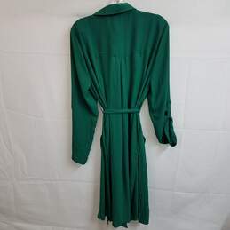Torrid forest green belted shirt dress size 0 plus alternative image