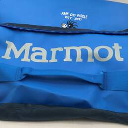 NWT Marmot Mens Blue Adjustable Strap Multi Pockets Zipper Duffel Bag alternative image
