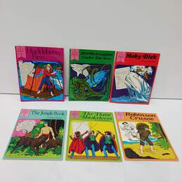 Bundle of 6 Assorted 1970's Keyway Classic Activity Books