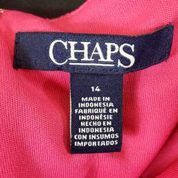 Chaps Women Pink Lace Midi Dress Sz 14 NWT alternative image