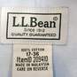 L.L. Bean Men Light Blue Button Up Sz 17-36 NWT image number 5