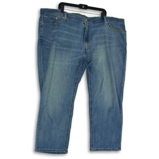 NWT Mens Blue 541 Athletic Fit Stretch Denim Straight Leg Jeans Size 50X29 image number 1