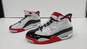 Men's White, Black & Red Air Jordan's Size 7 image number 2