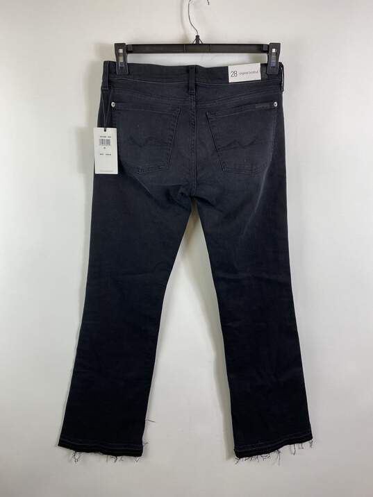Buy the 7 For All Mankind Women Black Jeans 28 NWT | GoodwillFinds