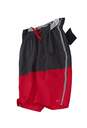 NWT Mens Red Black Colorblock Elastic Waist Swim Trunks Shorts Size Medium image number 2