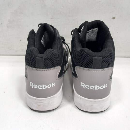 Reebok Lace Up High Top Steel Toe Sneakers Size 8.5W image number 3