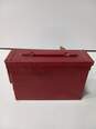 Red Metal Ammo Box image number 3