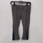 The North Face Women's Flare Bottom Grey With Blue Mesh Leggings Size S image number 1