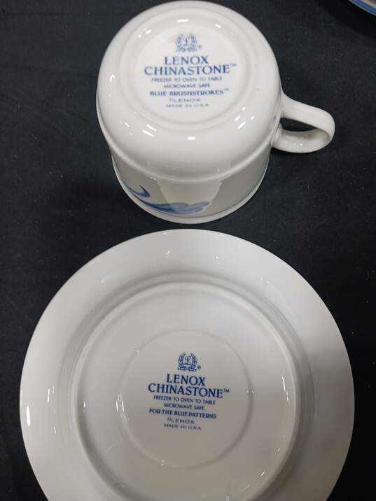 Bundle of Thirteen Lenox Chinastone Cups & Plates image number 4