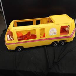 Vintage Yellow Barbie Bus
