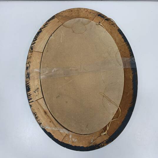 Wooden Oval Picture Frame w/ Glass image number 3