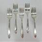Set of 10 Oneida Community Silver-plated QUEEN BESS II Salad  Forks image number 3