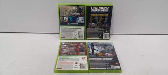 4pc. Bundle of Assorted Xbox 360 Video Games image number 2