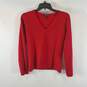 Land's End Women Red Cashmere Sweater S image number 1