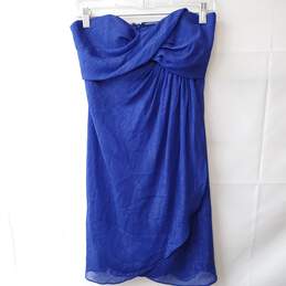 Nicole Miller | Blue Dress | Women's Size 2 (Tear)