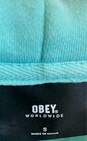 Obey Green Hoodie Sweatshirt - Size SM image number 3