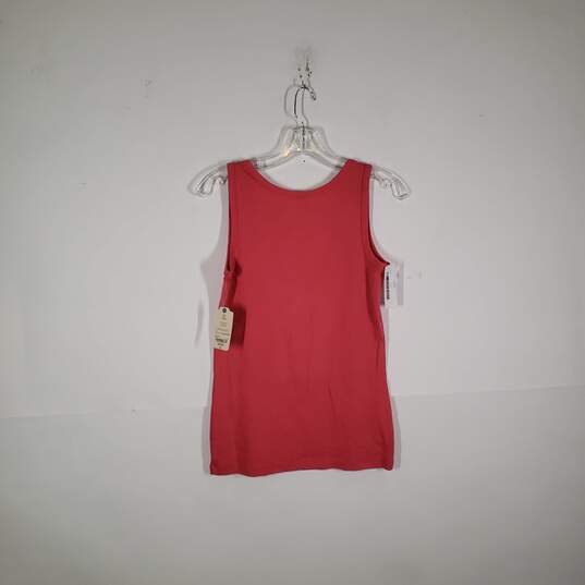 NWT Womens Cotton Scoop Neck Sleeveless Pullover Tank Top Size Medium image number 2