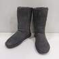 Bearpaw Women's Emma Gray Suede Short Boots Size 9 image number 1