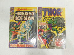(4) Vintage Marvel Silver/Bronze Age Comic Books Thor X-Men Daredevil Captain America alternative image
