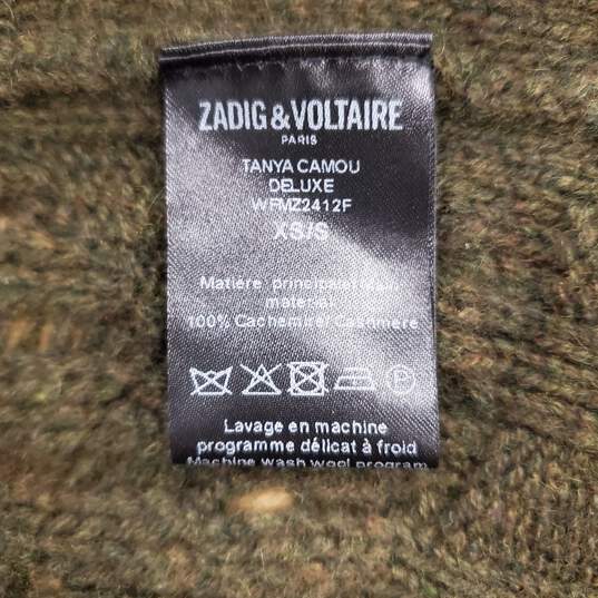 Zadig & Voltaire Women Green Knit Cardigan SZ XS image number 6