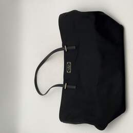 Kate Spade Womens Black Leather Top Handle Inner Pocket Tote Bag Purse
