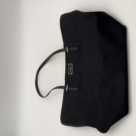 Kate Spade Womens Black Leather Top Handle Inner Pocket Tote Bag Purse image number 1