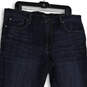 Mens Blue Denim Medium Wash 5-Pocket Design Straight Jeans Size 38X32 image number 3
