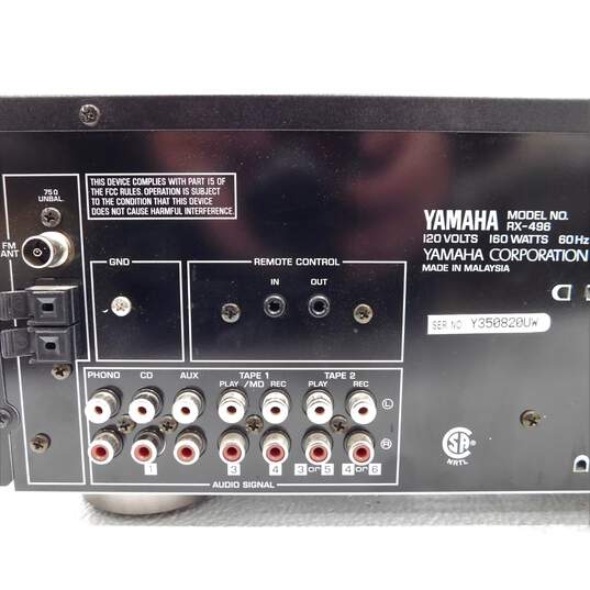 Yamaha RX-496 Natural Sound Stereo Receiver image number 4