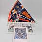 Vintage Chicago Bears NFL Pennant Flags W/ Photo Prints image number 1
