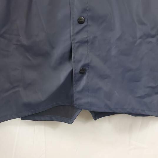 Rains Unisex Blue Rain Coat SZ L/XL image number 5