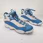 Nike Jordan 6 Rings Boys' Shoes White/Dutch Blue Size 6.5Y image number 3