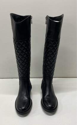 Vince Camuto Quilted Leather Faya Riding Boots Black 7 alternative image