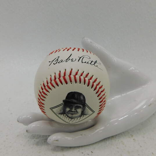 Vintage Commemorative Baseballs Babe Ruth Ty Cobb Roberto Clemente image number 6
