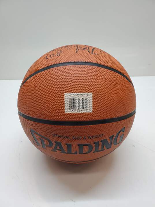 Autographed Spalding NBA Ultimate Outdoor Ball image number 3