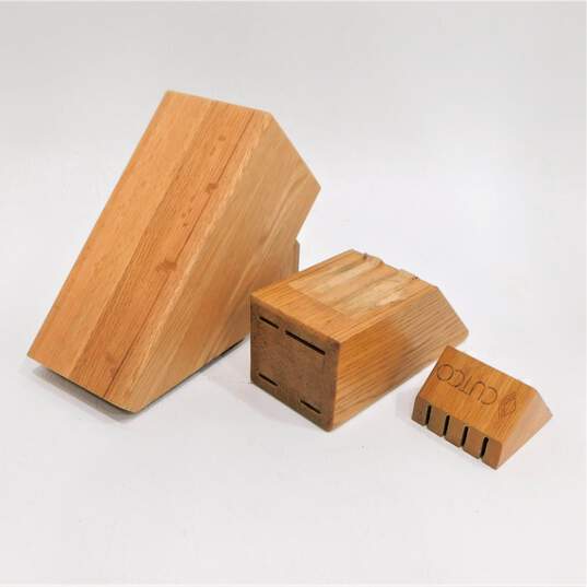 Cutco 8 & 13 Slot Wood Knife Blocks image number 2