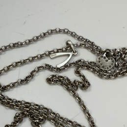 Designer Stella & Dot 925 Sterling Silver Link Chain Pendant Necklace alternative image